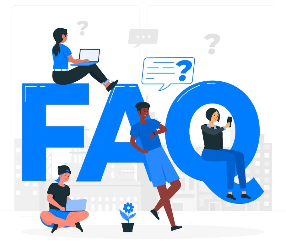 Faqs concept illustration